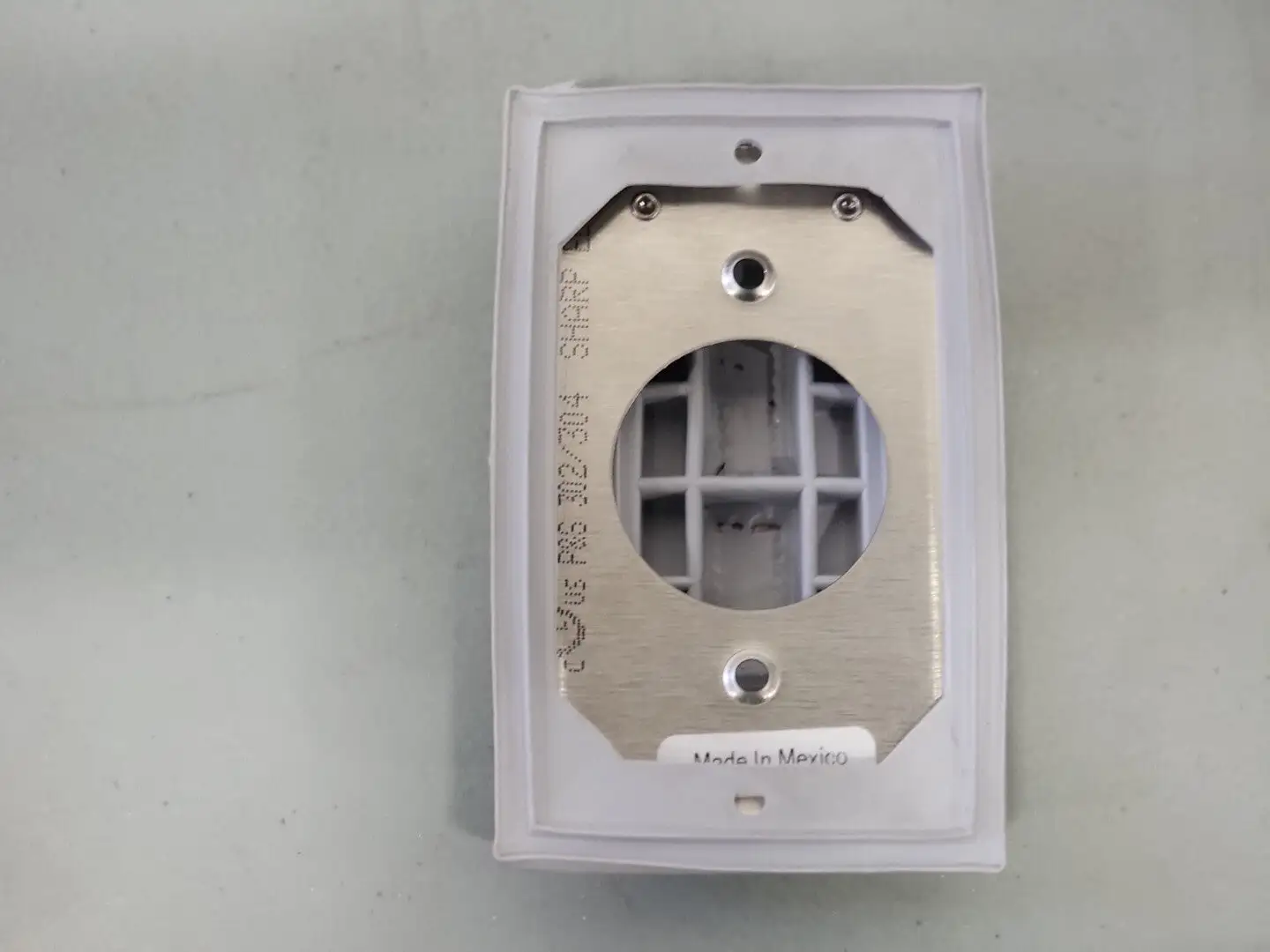 1-Gang Dustproof Stainless Steel Wallplate Cover