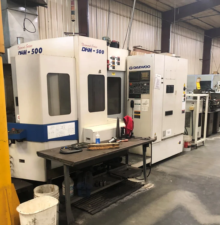 Used 2002 DAEWOO DHM 500 Horizontal Machining Centers New York US | Prime Machinery 12 #12181