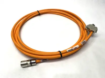 USED BOSCH REXROTH SERVO MOTOR ENCODER CABLE 5M 002ABB-NN-005,0