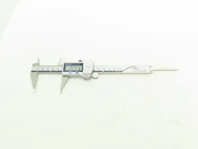 Mitutoyo 573-725-20 Digimatic Point Tip Caliper 0-6" 150mm .0005" NTD12P-P6"M