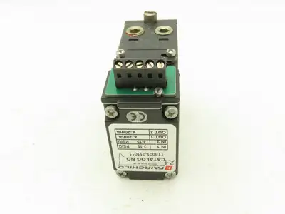 Fairchild TT8001-011011 Pressure Transducer 3-15 PSI Dual Channel Mini 2 Wire
