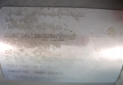 USED Micro Motion CMF100 M329N4BAEZZZ