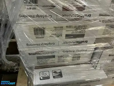 Pallet of 24 cases of Mixed Traffic Master Grip Strip Flooring