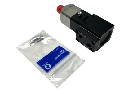 New | in-Stock GRACO ULTRA-LITE 1K SINGLE COMPONENT DISPENSE VALVE, 45 DEGREE CONNECT Valves/Fittings | Maverick Industrial Sales #1102672