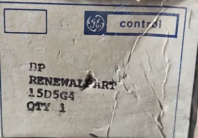 General Electric 15D5G4 Renewal part 460V 60Hz. Loc4E5