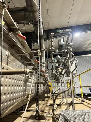 Industrial Flash Freeze Thermal Screw Nitrogen Sprayer