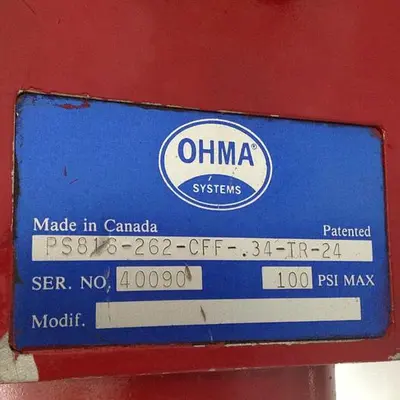 Used OHMA 816-20-BC-TR-28-M40538 / PS816-262-CFF-.35-TR-24 Cylinders Michigan US | Ideal Machinery #1277060