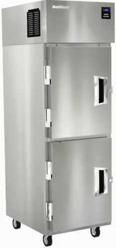 Delfield 6025XL-SH 25 1/2" One Section Reach In Refrigerator, (2) Right Hinge Solid Door