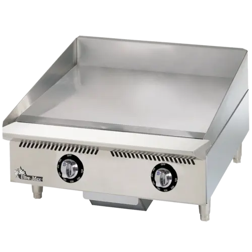 Star 824TCHSA 24" Gas Griddle w/ Thermostatic Controls - 1" Chrome Plate, NAT Gas