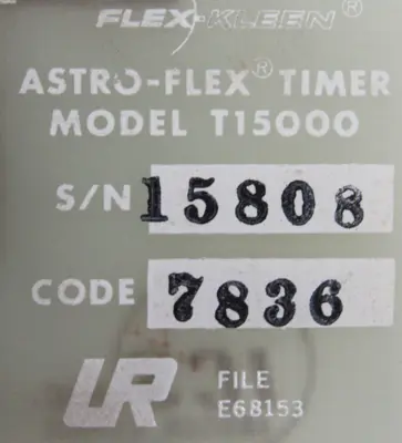 USED FLEX KLEEN T15000 CIRCUIT BOARD