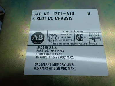 USED ALLENBRADLEY 1771A1B
