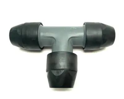 USED AIRNET EQUAL TEE PIPE SOCKET FITTING D50 2"