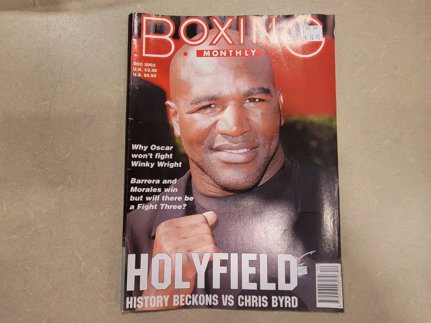USED BOXING MONTHLY DECEMBER 2002