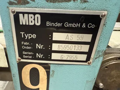 MBO Folding & Finishing Equipment – Multiple Units Available Folders | Machinery Solutions Group, Inc. (30)