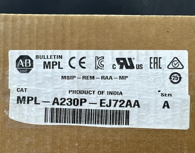 NEW Allen-Bradley MPL-A230P-EJ72AA