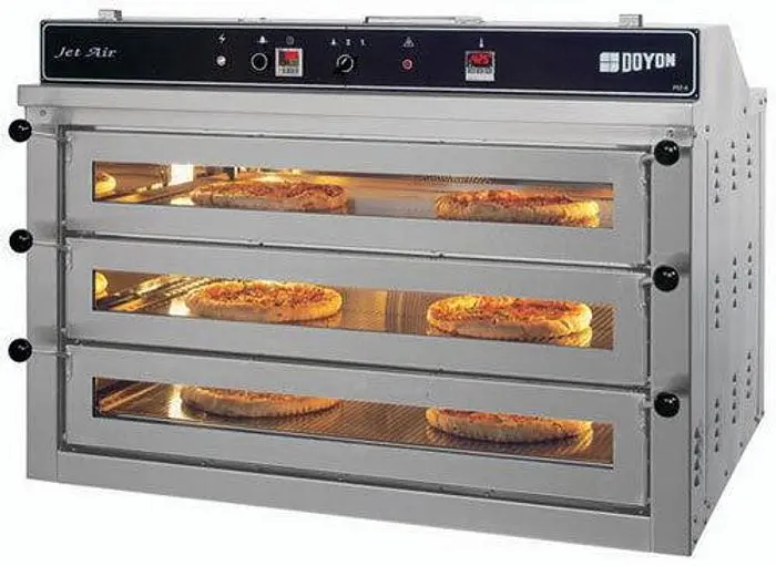 PIZZA GAS PIZZA OVEN - CONVECTION - 3 DECKS