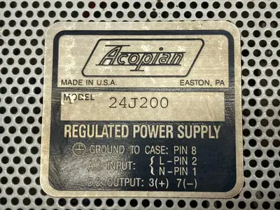 New | in-Stock ACOPIAN 24J200 Miscellaneous Equipment (Electrical & Power) | Surplus Asset Holdings #1201698