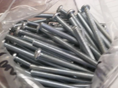 Pan Head Phillip Bolt (8 pcs) 1/4"-20 X 3"  Zinc Plated