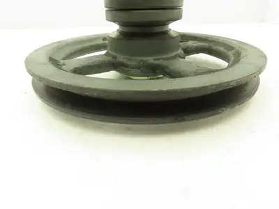 KBC Belt Tensioning Pulley Assy 2 Groove W Adjustable Mount Off KBC 350 Band Saw