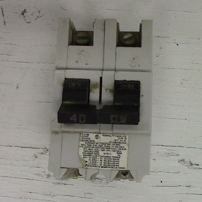 Federal Pioneer 2 Pole 40 Amp Type NB Bolt-on Breaker