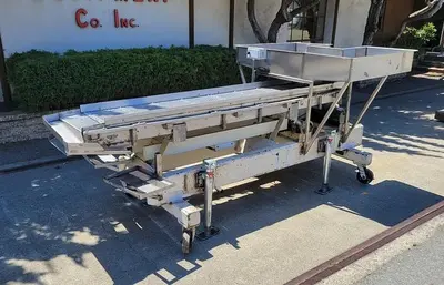 Screen, Vibratory, 17" x 98", S/st, 1 HP, Ball Cleaning #S744031