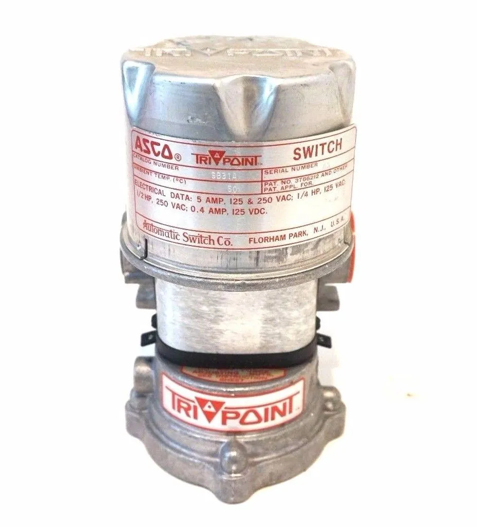 ASCO SB31A PRESSURE SWITCH