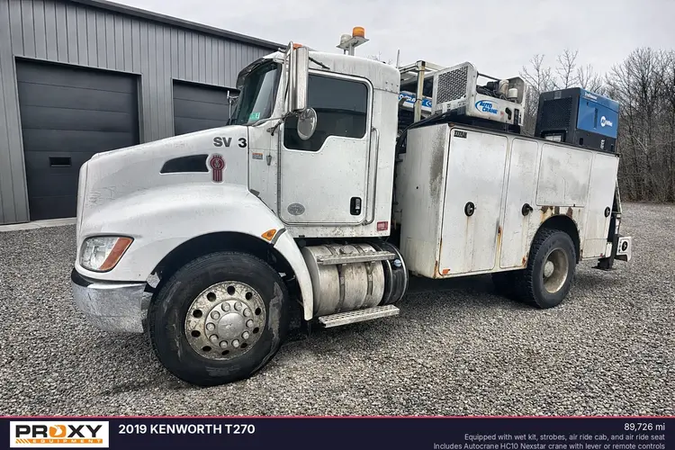 Used 2019 KENWORTH T270 Truck-Mounted Cranes Ohio US | Proxy Equipment #1385356