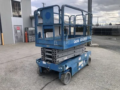 Used 2007 GENIE GS-2646 ELECTRIC SCISSOR LIFT Scissor Lifters Alberta CA | Adcock Equipment #1418068
