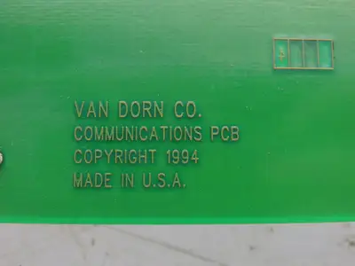 Van Dorn PC330-081 PCB Slot Card Communication Circuit Board Module