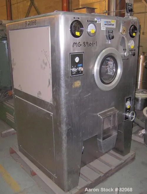 Used FREUND HCT-48 Coating Pans Illinois US | Aaron Equipment #84312