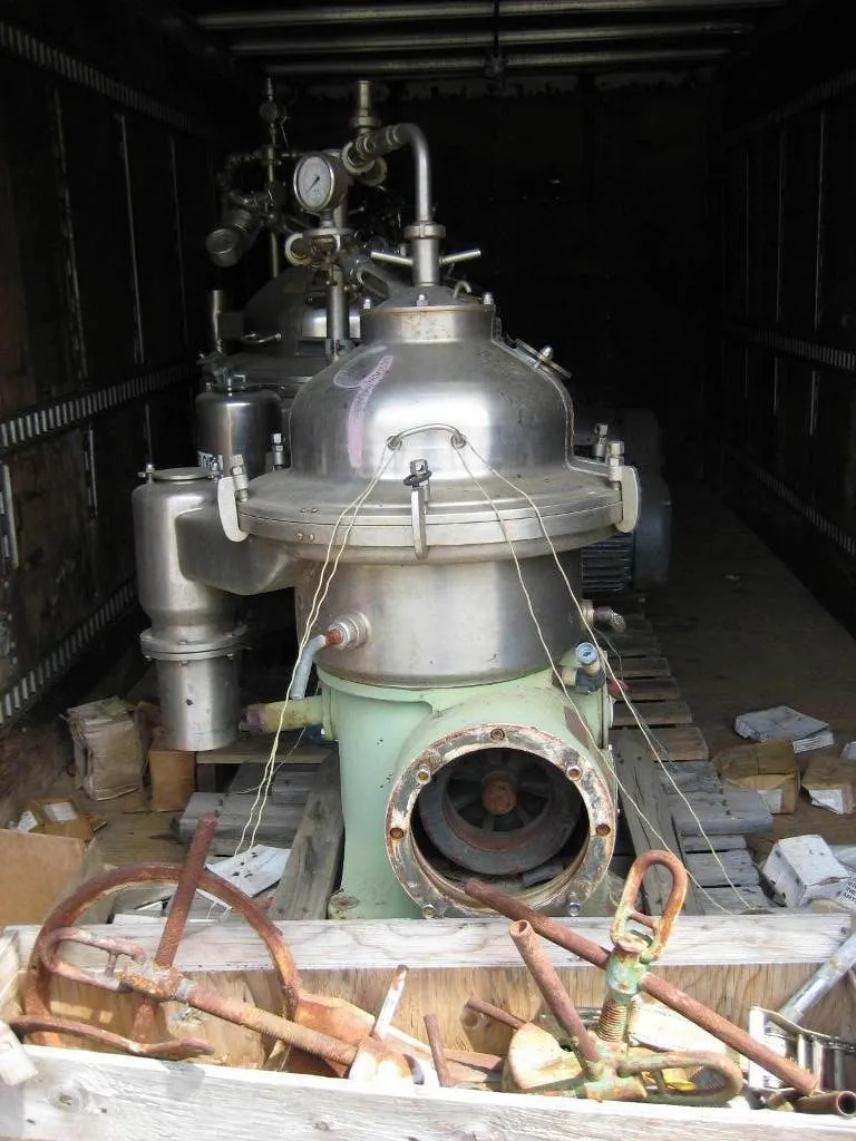 Westfalia SA 20-06-076 clarifier centrifuge, 316SS.
