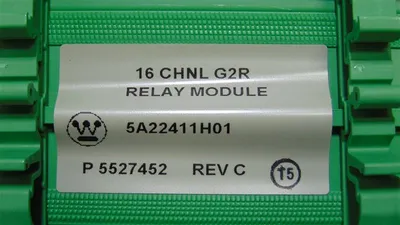 Westinghouse Emerson 5A22411H01 Ovation 16 Channel Relay Module Rev. C New NIB