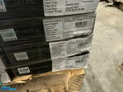 Pallet of Mixed Vinyl Flooring