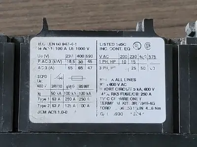USED SIEMENS 3RT1044-1AK60