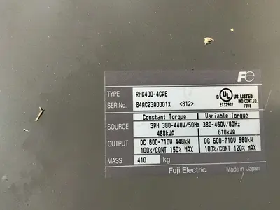 Used FUJI ELECTRIC RHC4004CAE Phase Converters Ohio US | HGR 24 #1288649