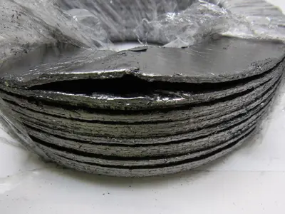 Durlon FGT316/G13S 4" 150# Flexible Graphite Ring Gasket 1/16" Thick Lot Of 25