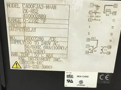 USED RKC REX-C400FJA3-MAN