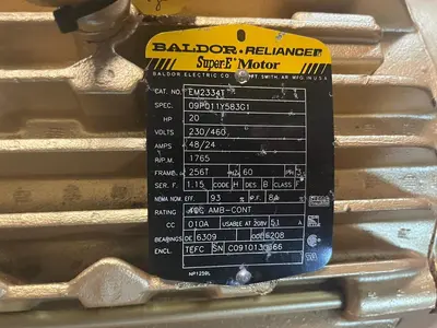 Used BALDOR EM2334T A.C. Motors Ohio US | Surplus Asset Holdings #1550450