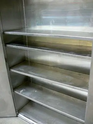 Stainless Steel Storage Cabinet  16" x 47" x 80"