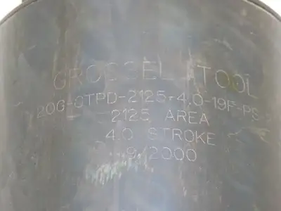 Grossel Tool 20G-GTPD-2125-4.0-19F-PS-2 Hydraulic Cylinder 4" Stroke Trunnion