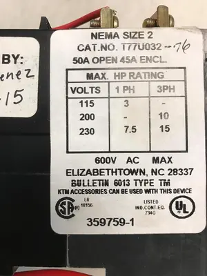New | in-Stock JOSLYN CLARK T77U032-76 Miscellaneous Equipment (Electrical & Power) | Surplus Asset Holdings #1188151