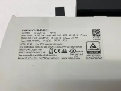 USED FESTO SERVO DRIVE, FREE CONV. VERTICAL MOUNT