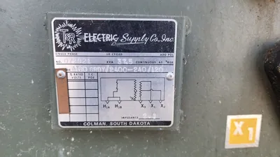 37.5 KVA Single Phase Padmount Transformer 4160 GRDY 2400 to 240 120 IMP 2.1