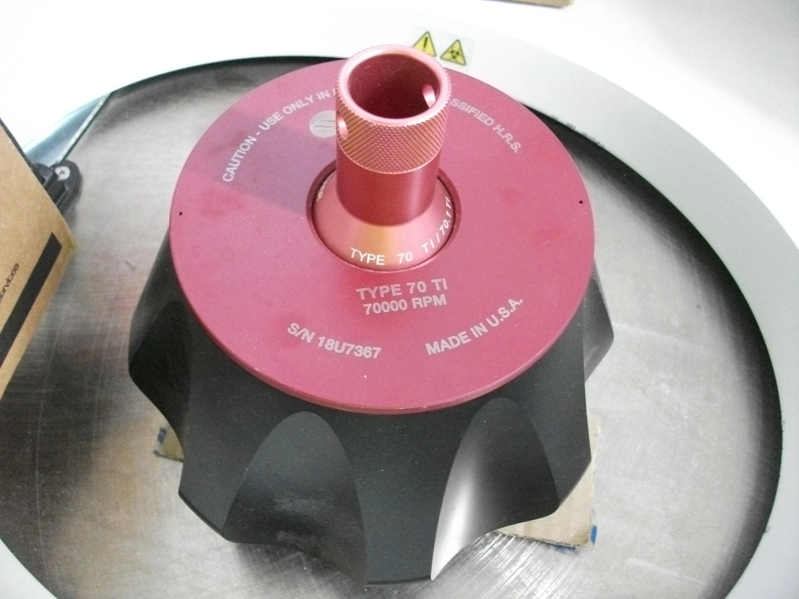 Used BECKMAN COULTER _UNKNOWN_ Centrifuge - Rotors / Parts California US | Biotech Equipment Sales #1464320