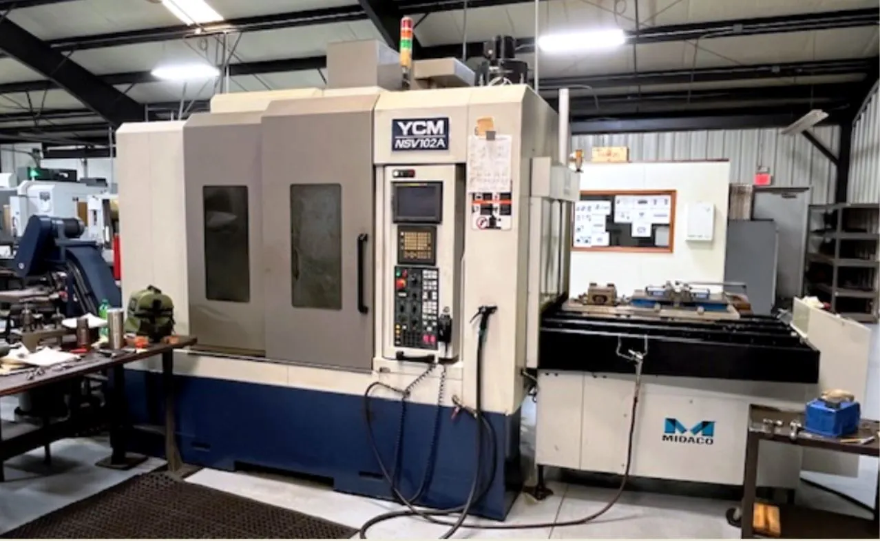 YCM NSV102A CNC Vertical
Machining Center, New 2006