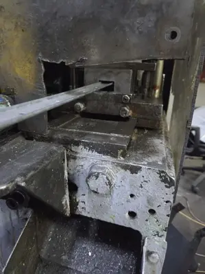 25 TON YODER MODEL #P-25 OPEN THROAT CUTOFF PRESS: YOBRO #25225