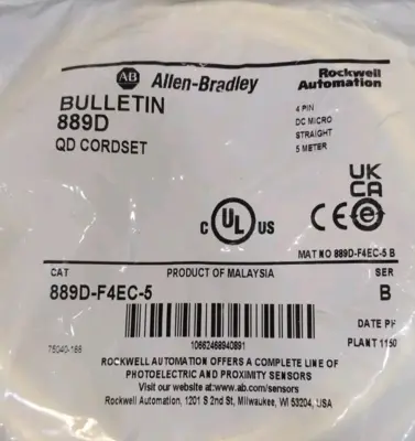 Allen Bradley 889D-F4EC-5/B QD Corset Loc5E8