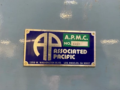 ASSOCIATED PACIFIC THNC-2570 Die Cutting Presses | Mohawk Machinery (2)