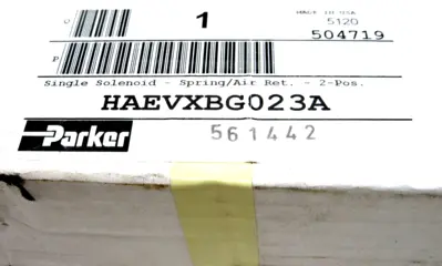 NEW PARKER HAEVXBG023A SOLENOID VALVE
