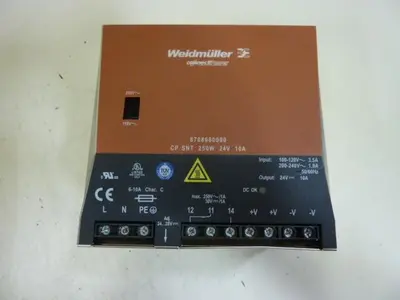 Used WEIDMULLER 8708680000 Power Supplies Michigan US | Ideal Machinery #756833